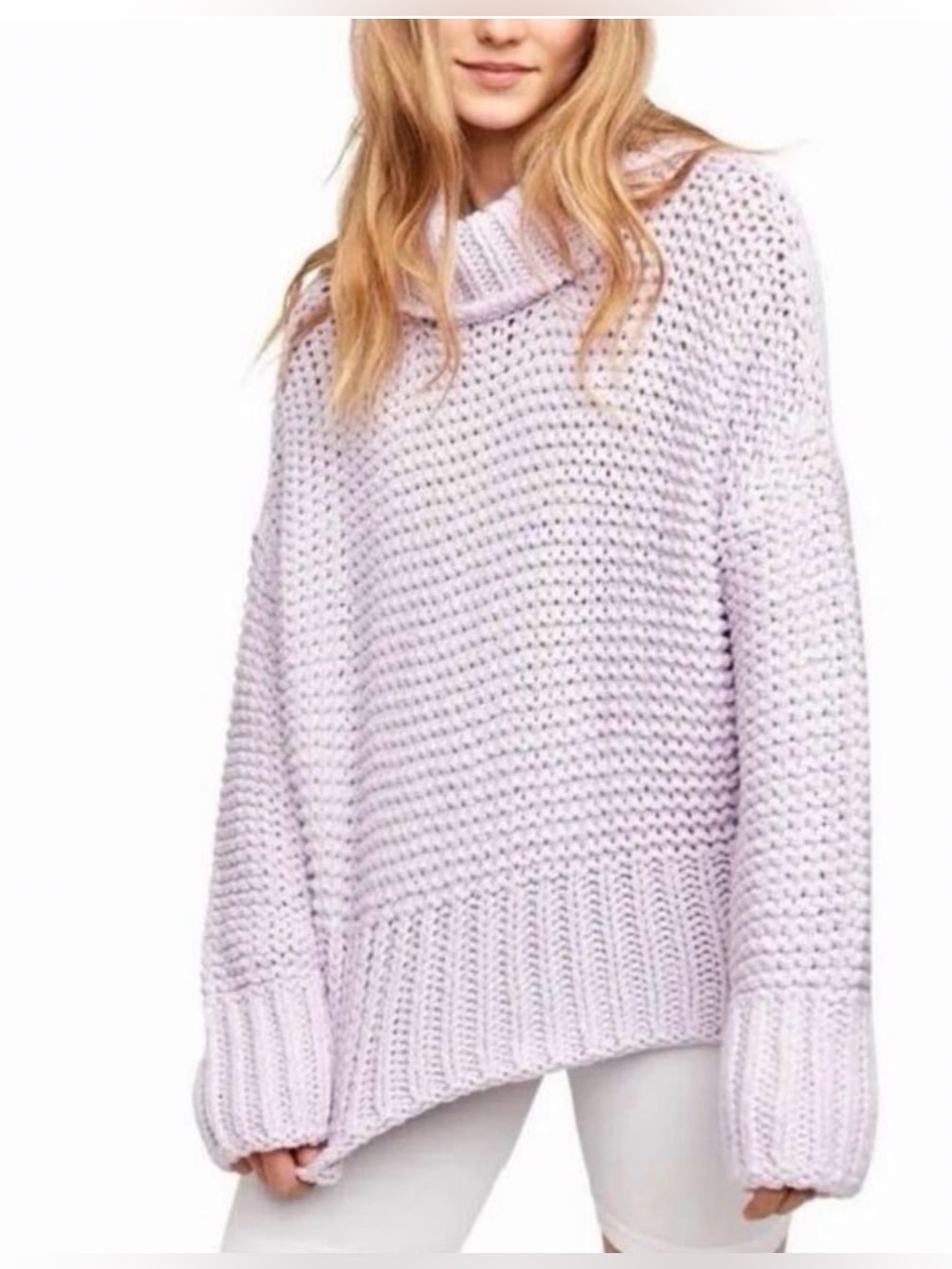 Free People My Only Sunshine Sweater In Lilac